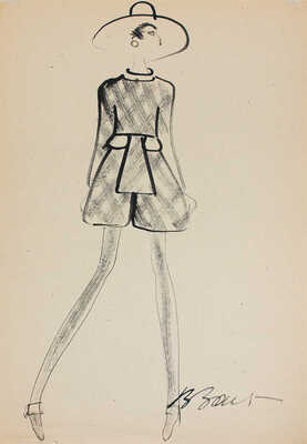 Зайцев Вячеслав Михайлович. Эскиз костюма